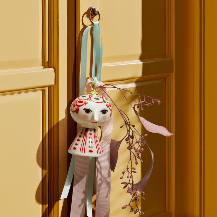 Bjørn Wiinblad Eva Christmas Ornament, Red