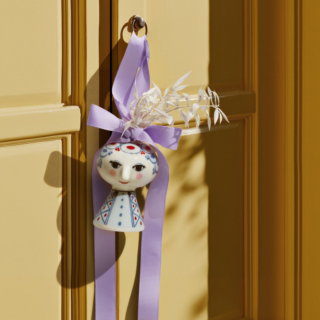 Bjørn Wiinblad Eva Christmas Ornament, Blue