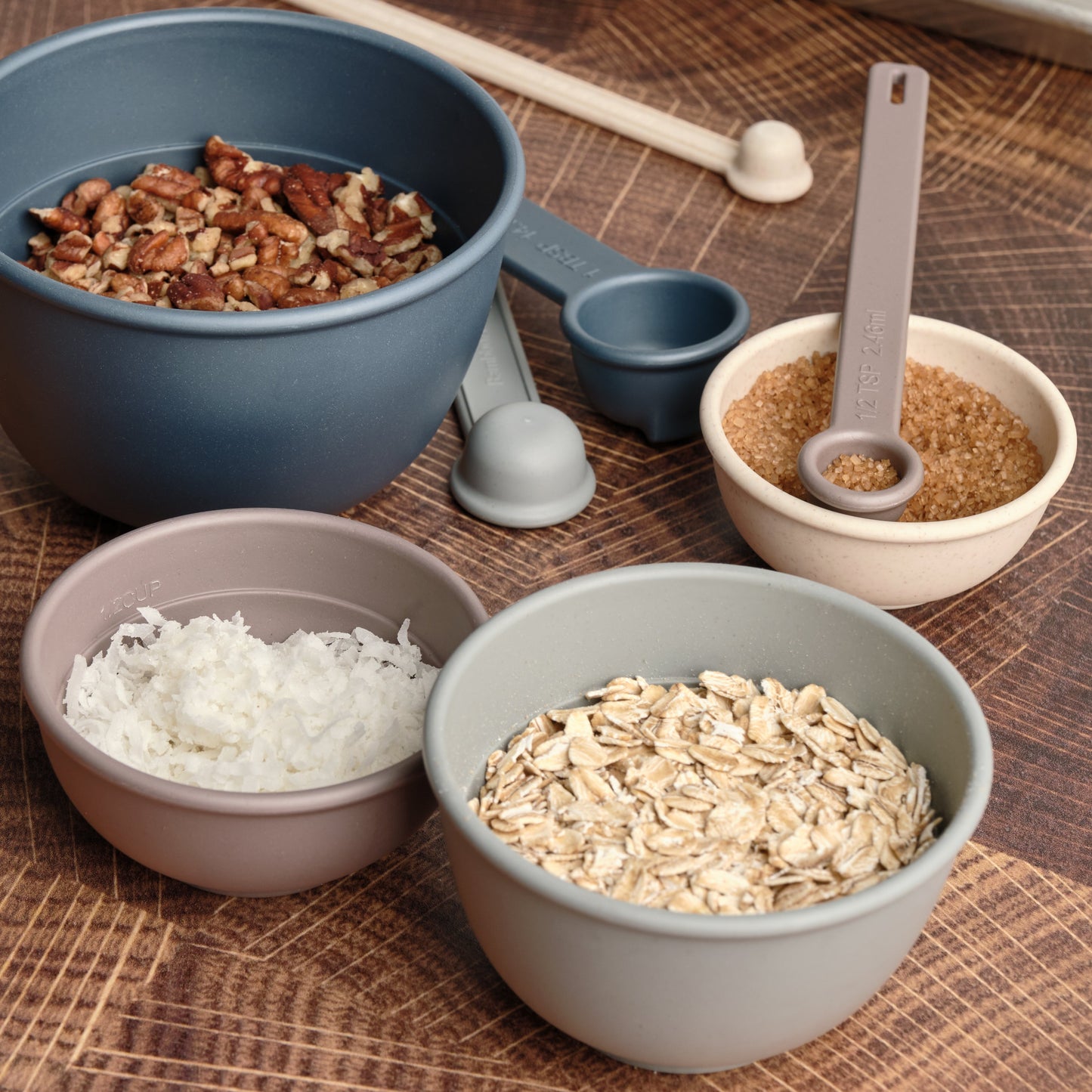 Bamboozle Astrik Bamboo Measuring Cups & Spoons