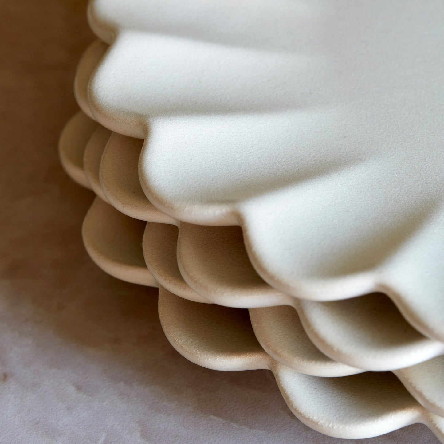 Dhalia Stoneware Dinner Plate, Set of 4 - White