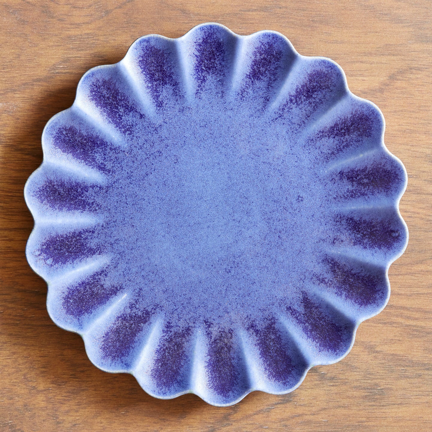Dhalia Stoneware Dinner Plate, Set of 4 - Blue
