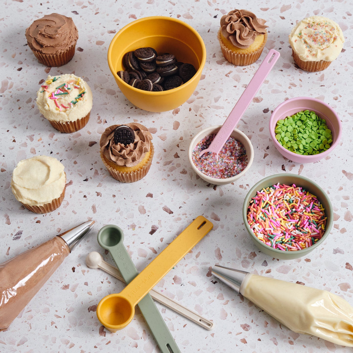 Bamboozle Astrik Bamboo Measuring Cups & Spoons