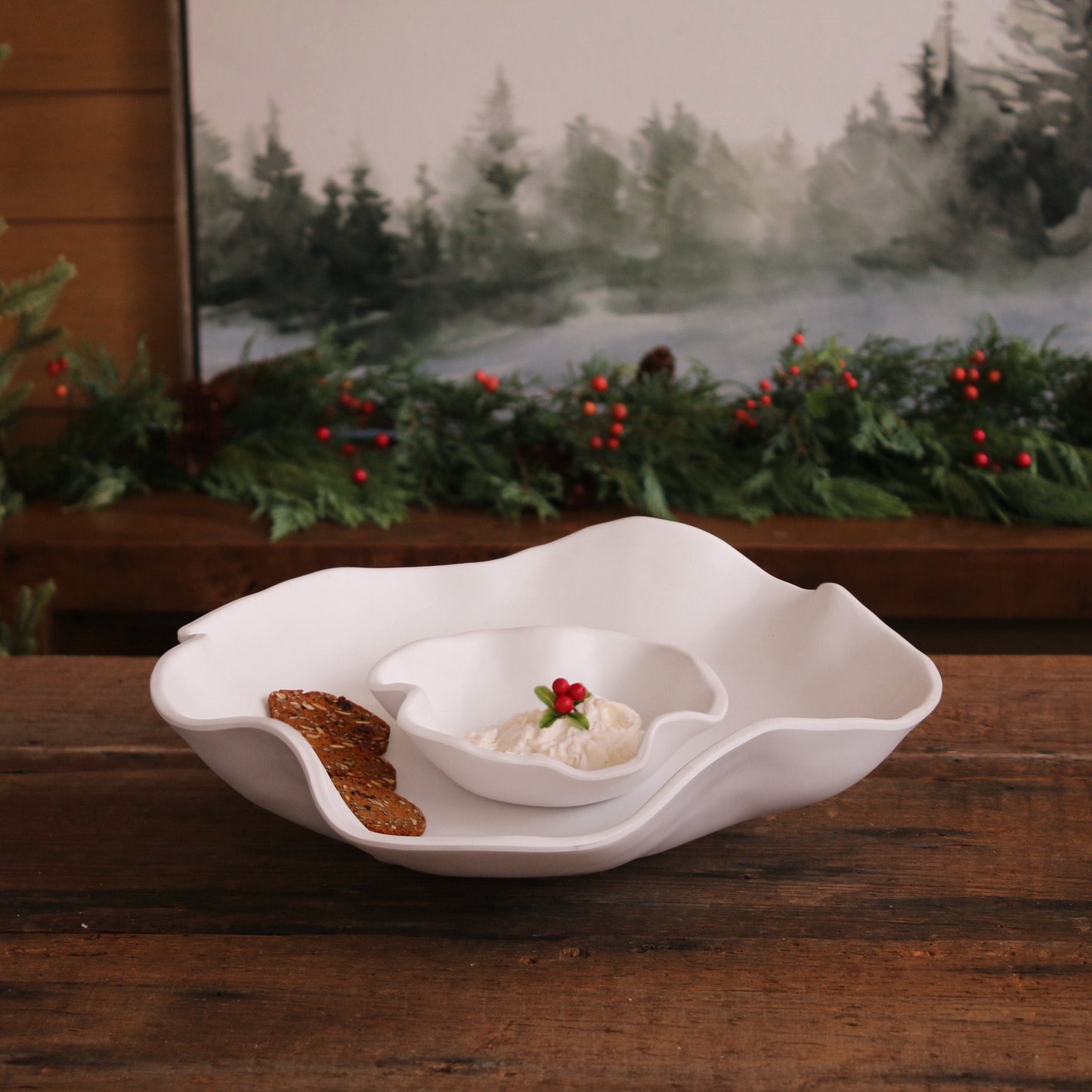 Vida Nube Melamine Bowl With Dip