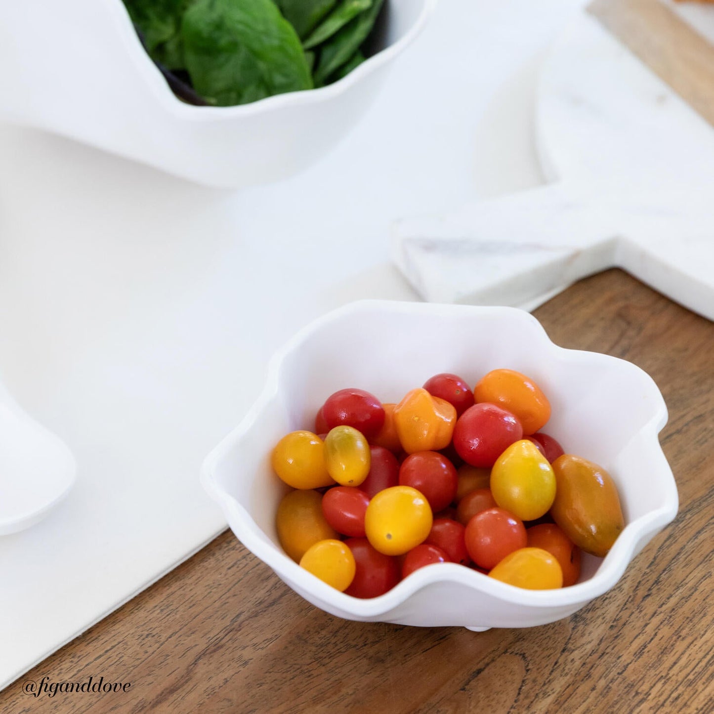 Vida Nube Melamine Bowl With Dip