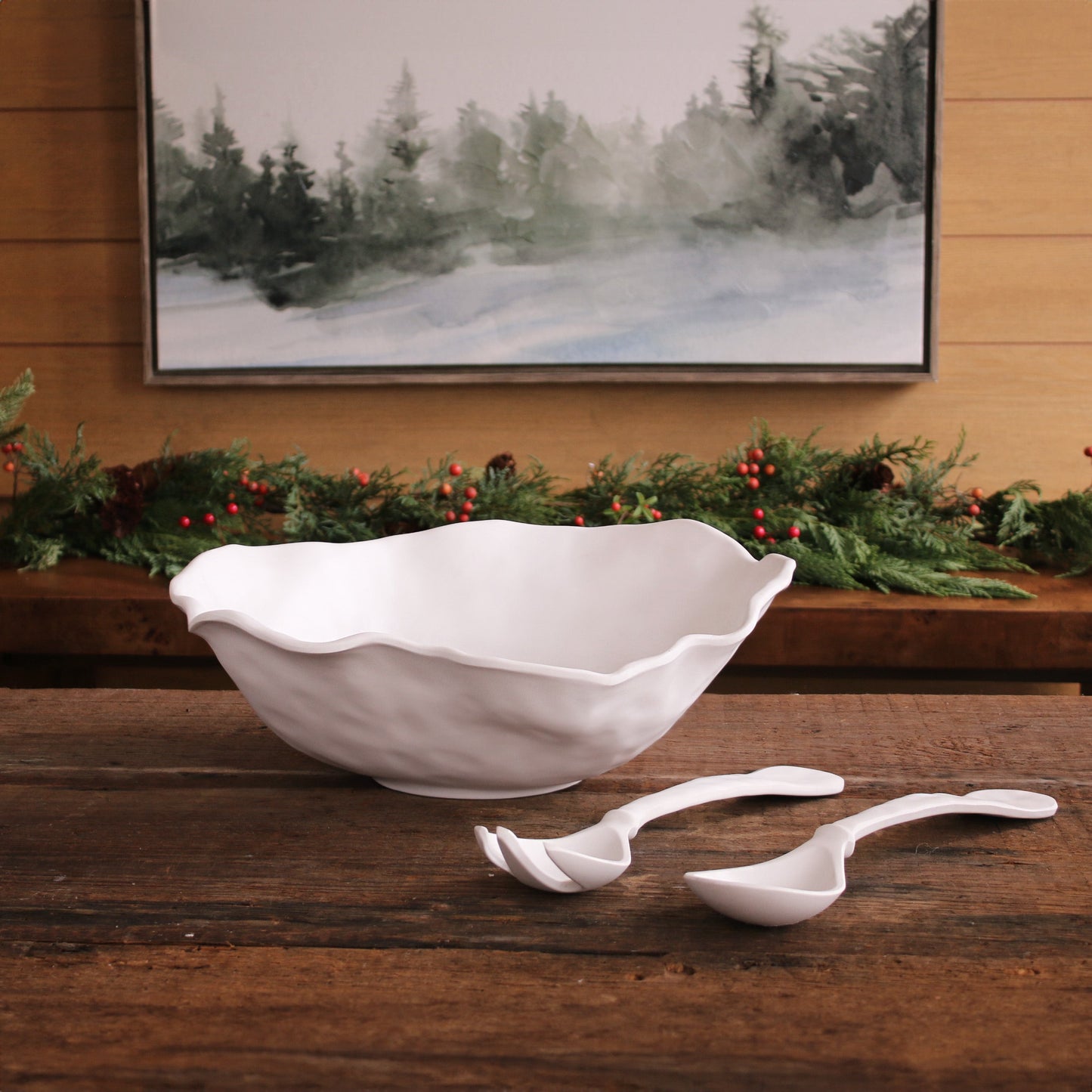 Vida Nube Large Round Melamine Bowl
