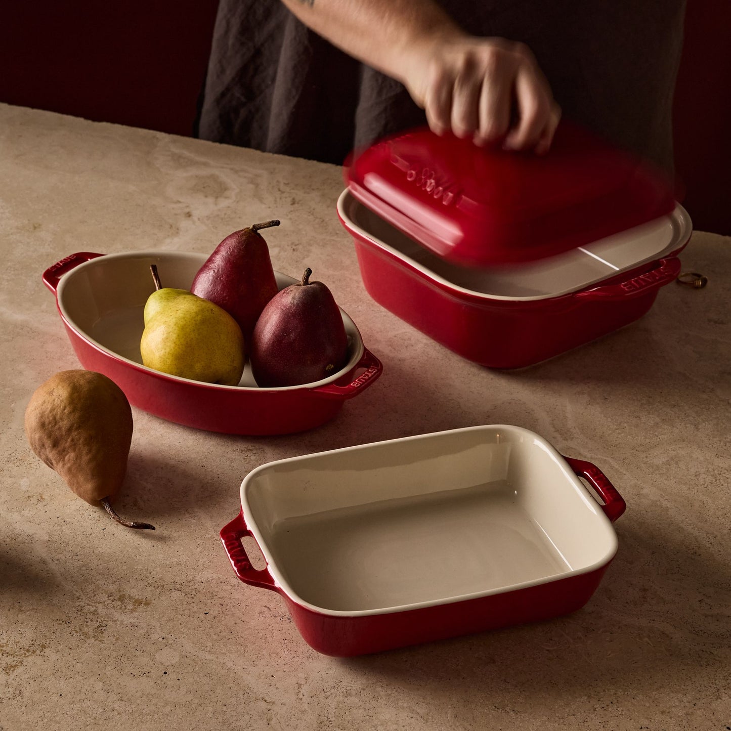 Staub 4-Piece Ceramic Baking Dish Set