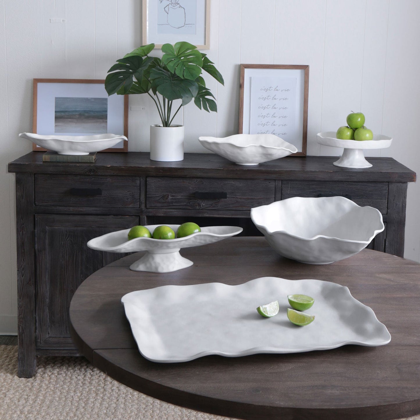 Vida Nube Large Round Melamine Bowl