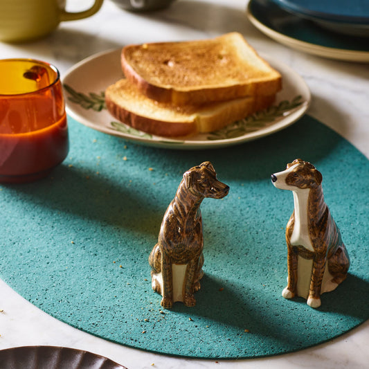 Quail Ceramics Greyhound Salt & Pepper Shaker Set