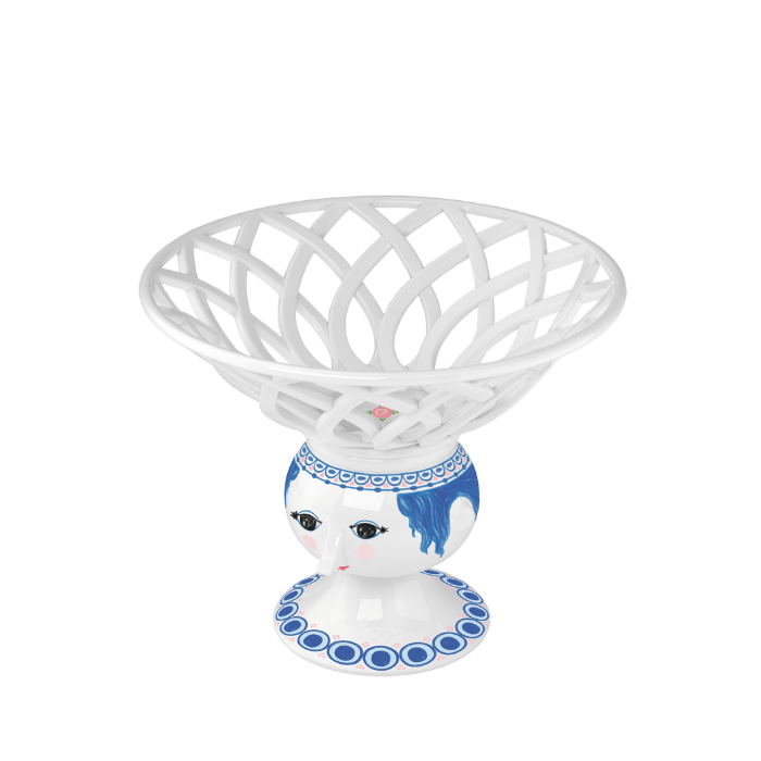 Bjørn Wiinblad Dora Fruit Bowl, Blue