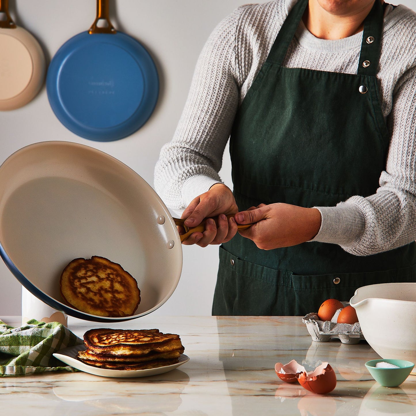 Food52 x GreenPan Reserve Ceramic Nonstick Fry Pans, Set of 3