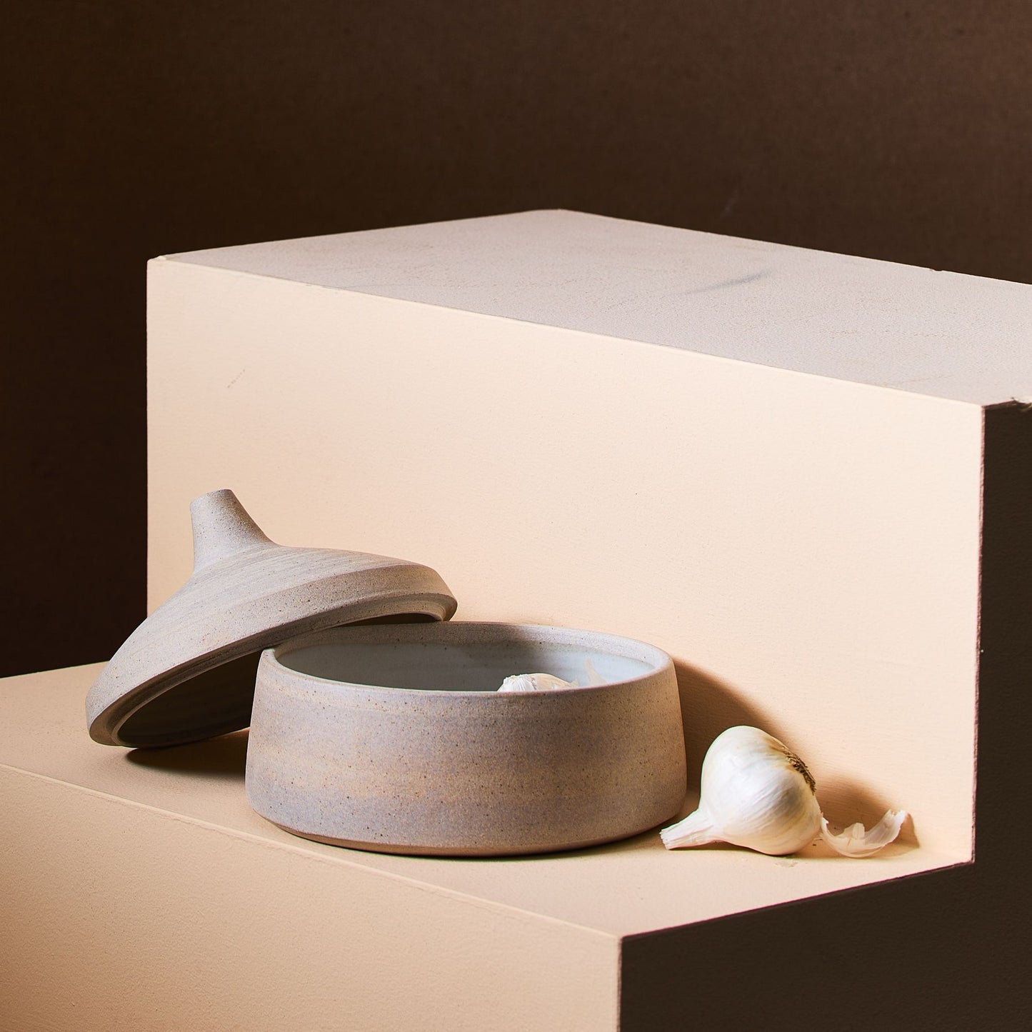 Handmade Stoneware Jar by SOMBRA