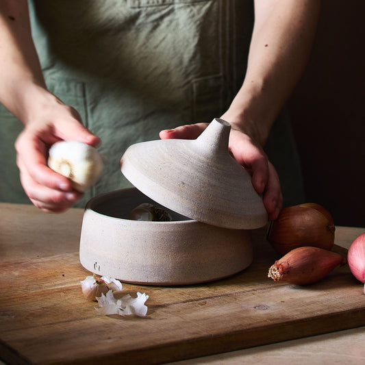 Handmade Stoneware Jar by SOMBRA
