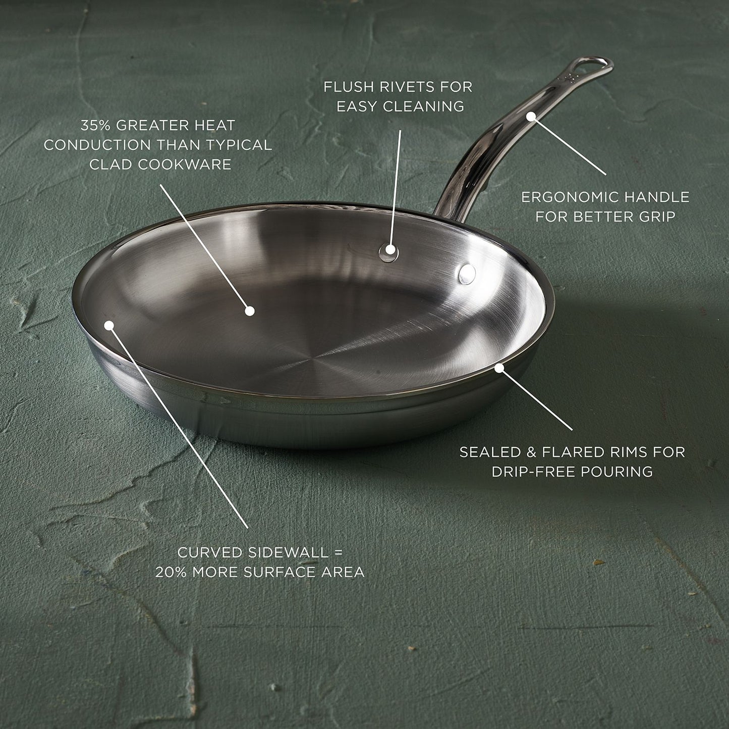 Hestan ProBond Forged Stainless-Steel 10-Piece Cookware Set