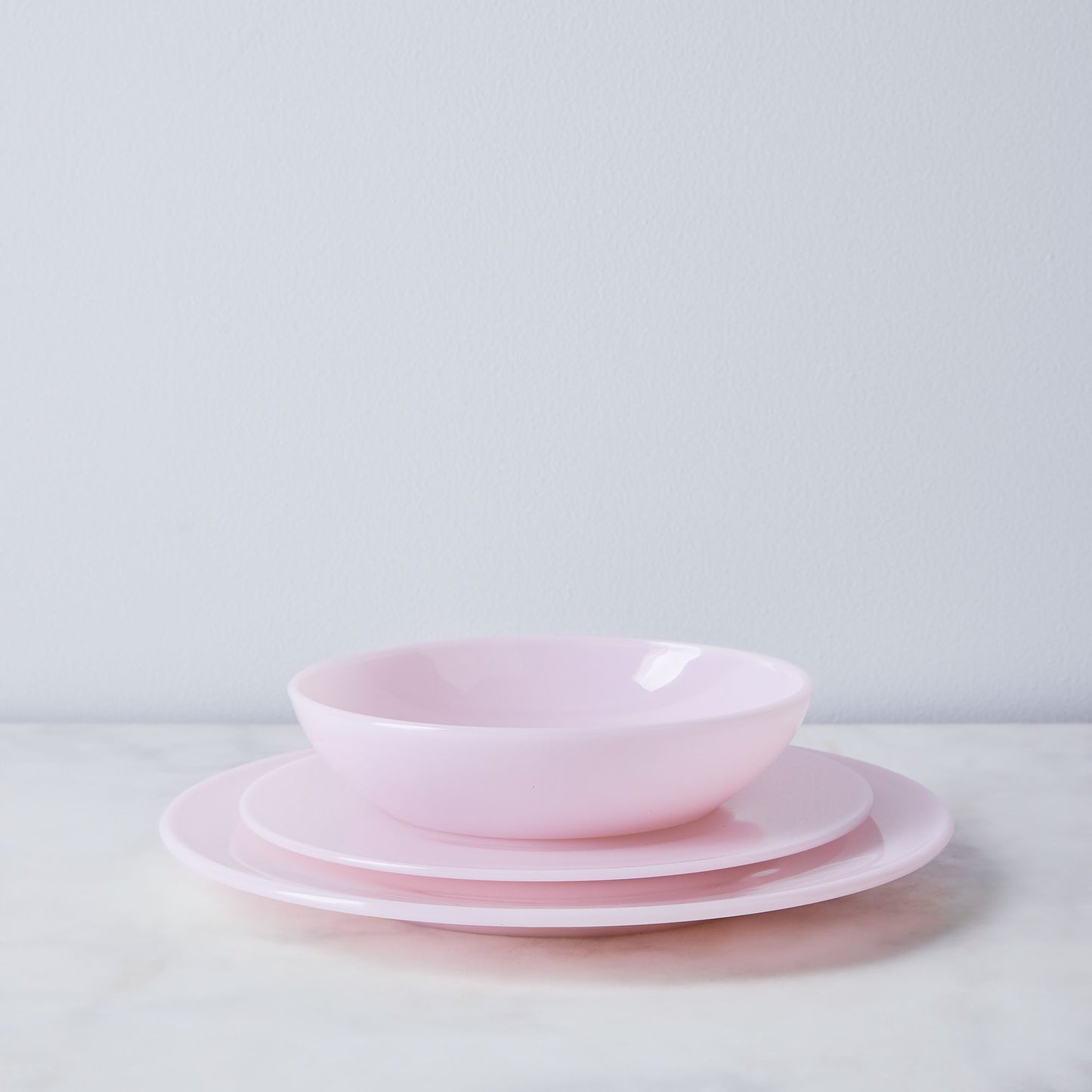 Mosser Colored Glass Dinnerware