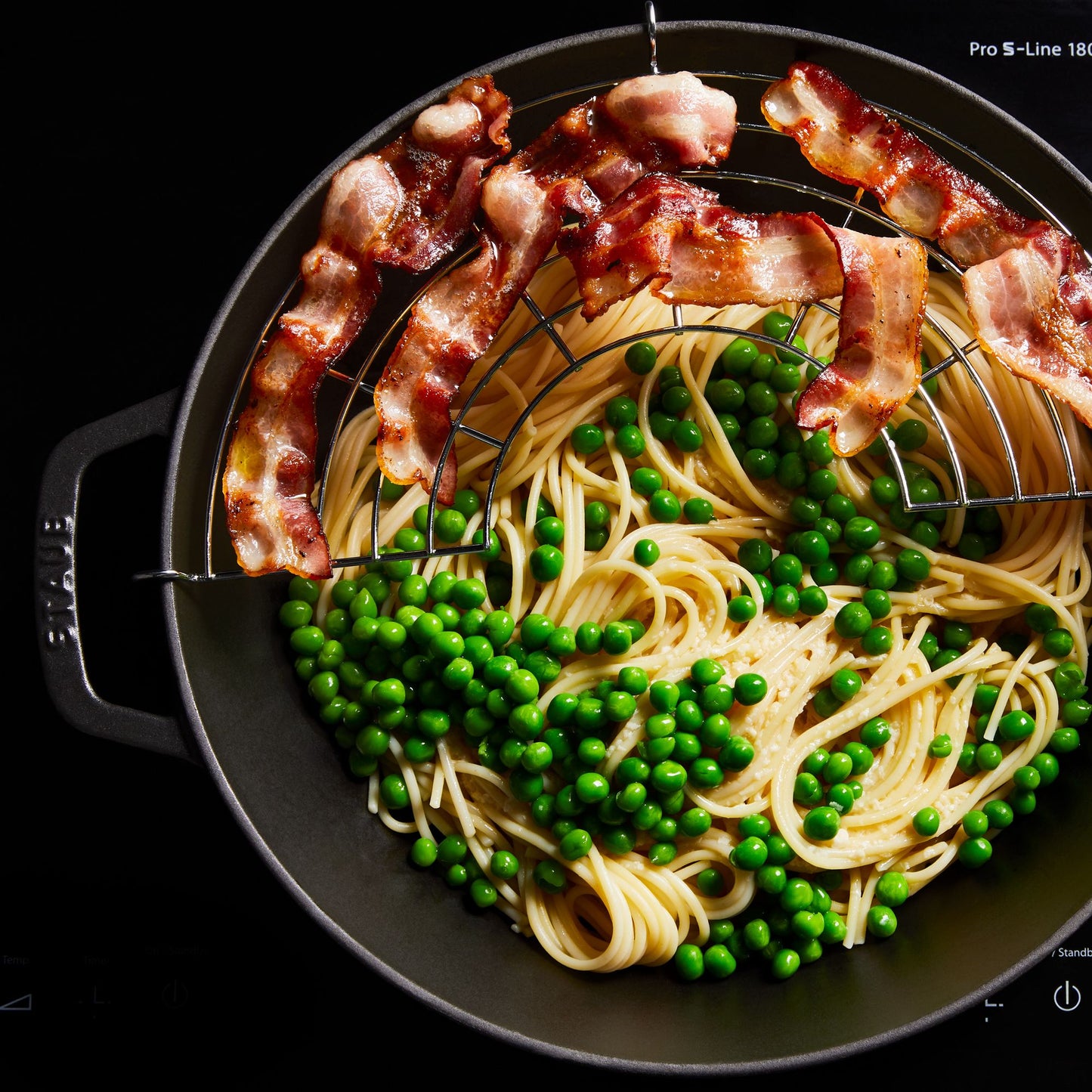 Staub Enameled Cast-Iron Perfect Pan With Glass Lid, 4.5QT