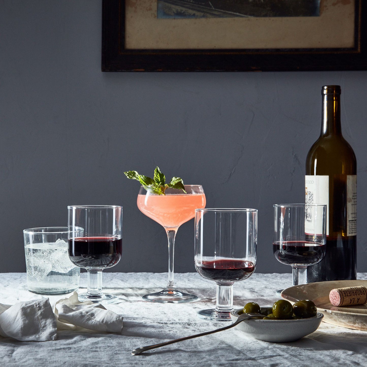 Bormioli Rocco Hosteria Stackable Glasses
