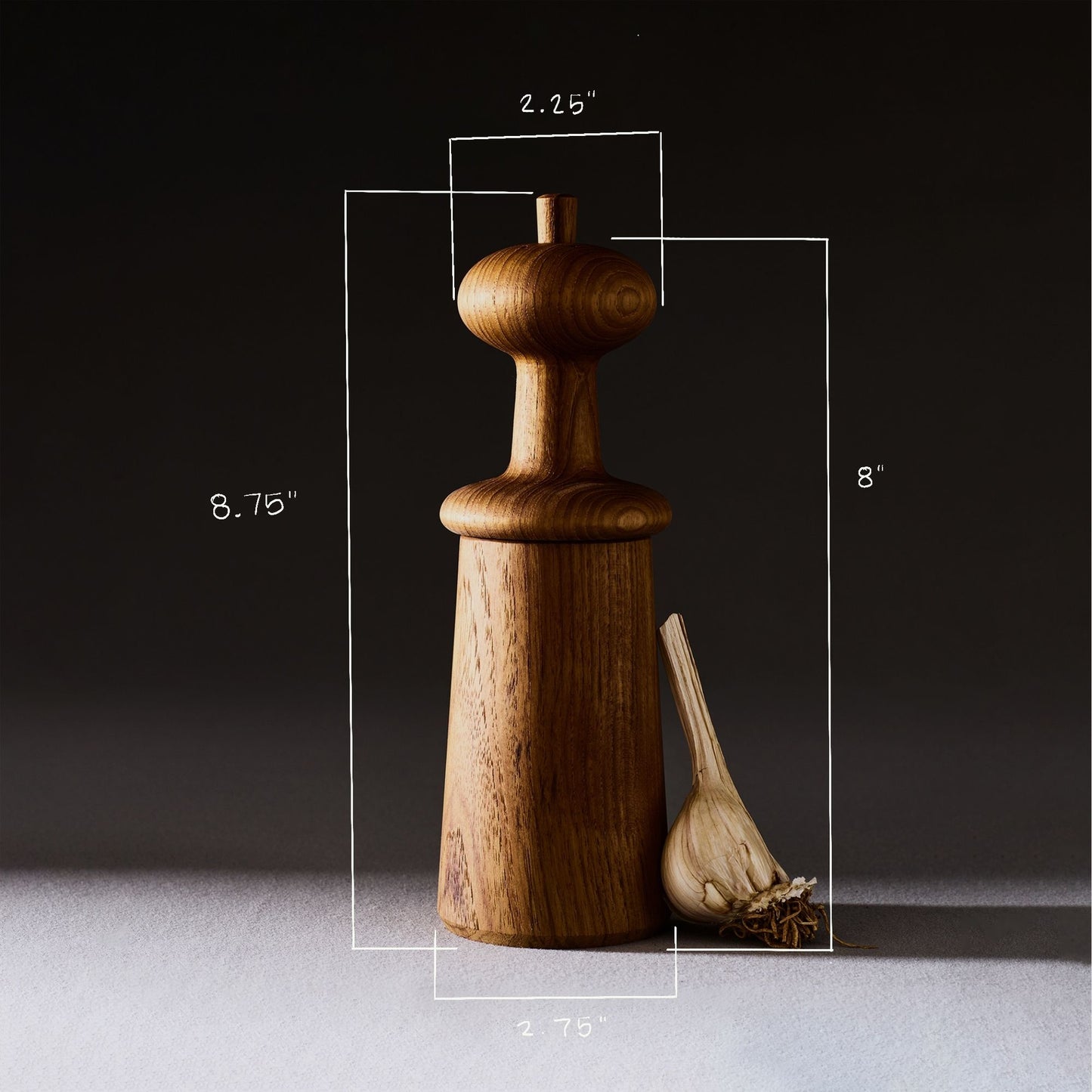 Dansk Teak Pepper Mills by Jens Quistgaard
