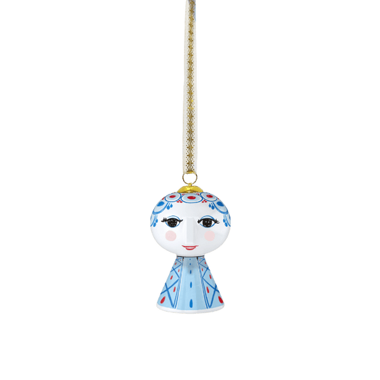 Bjørn Wiinblad Eva Christmas Ornament, Blue