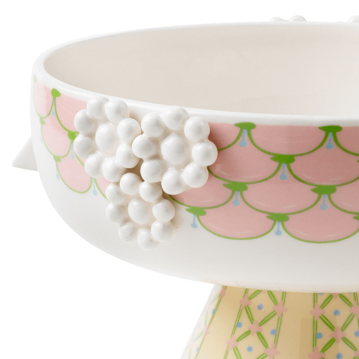 Bjørn Wiinblad Eva Bowl on Stand, Soft Pink