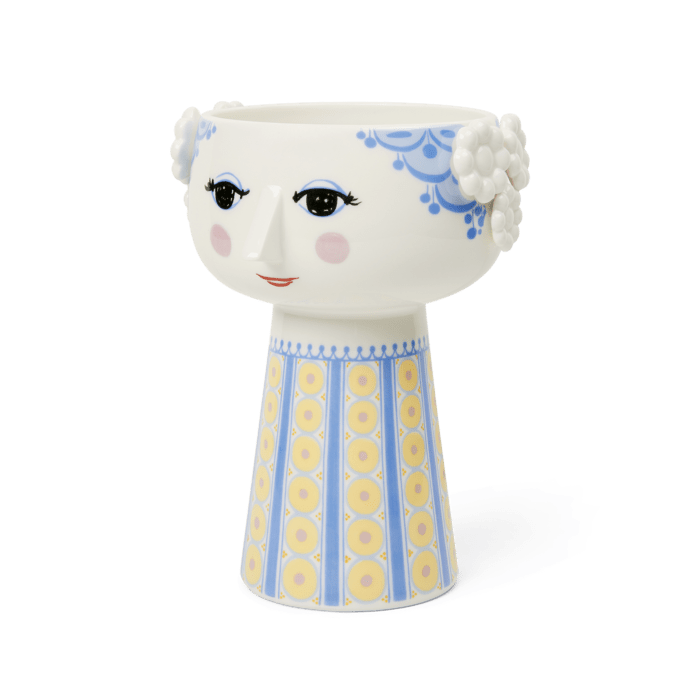 Bjørn Wiinblad Eva Vase, Light Blue