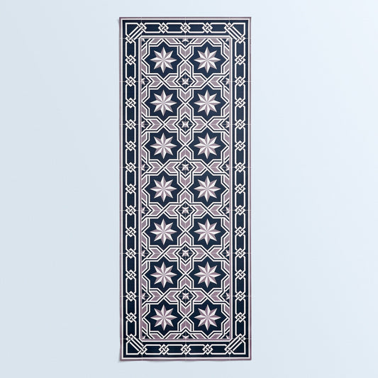 Mediterranean Vinyl Kitchen Floor Mats & Runners