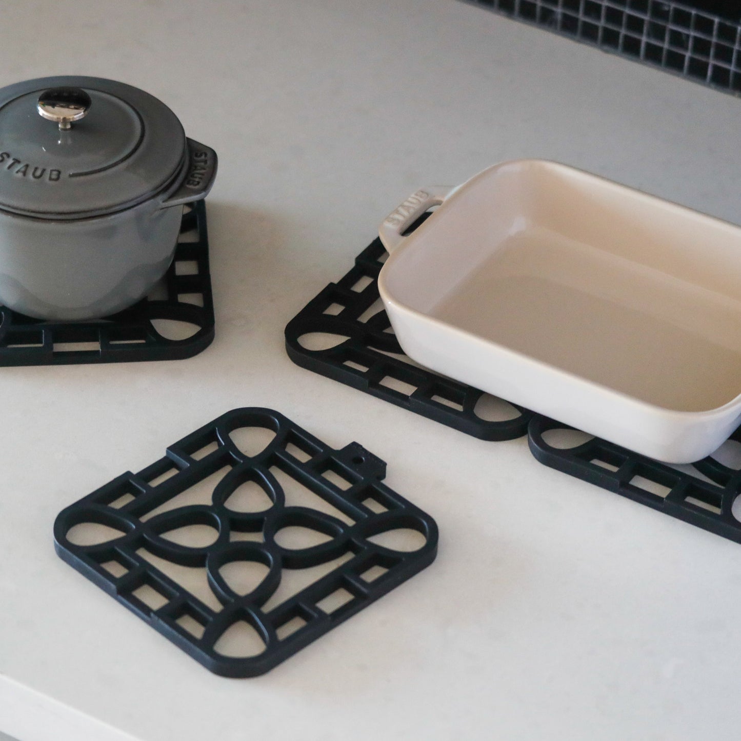 Capabunga Interlocking Silicone Trivets