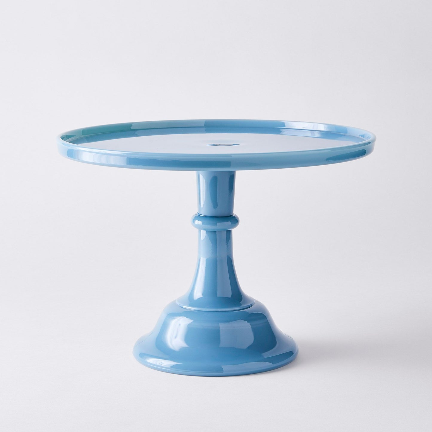 Mosser Colored Glass Cake Stand