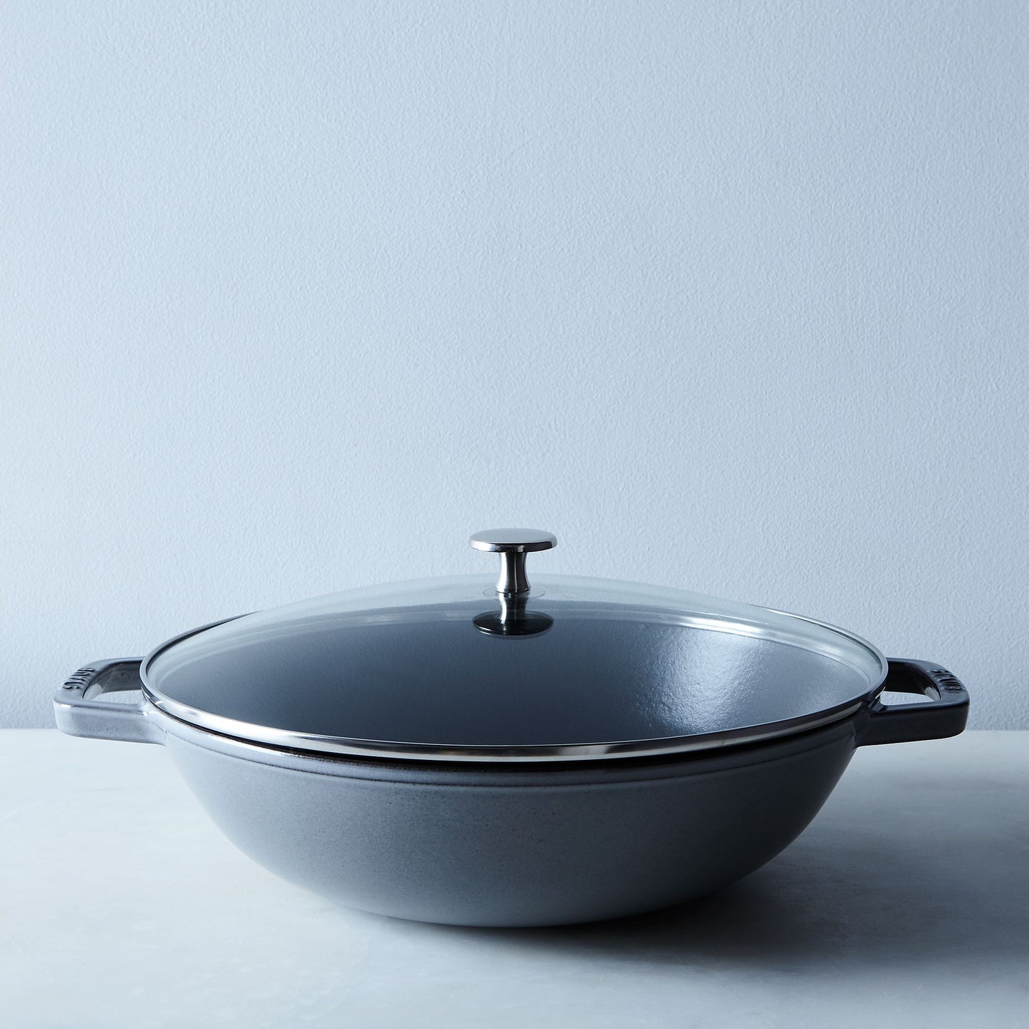Staub Enameled Cast-Iron Perfect Pan With Glass Lid, 4.5QT