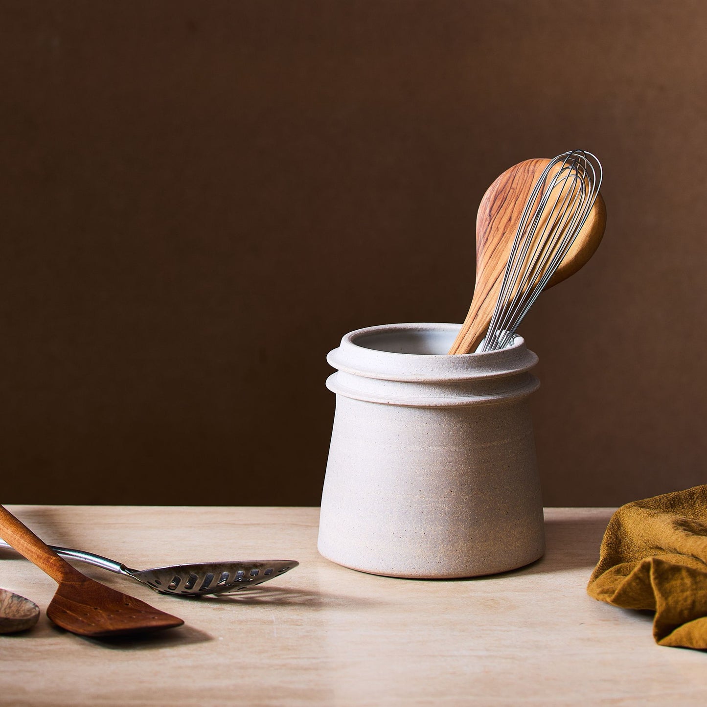 Handmade Utensil Crock by SOMBRA