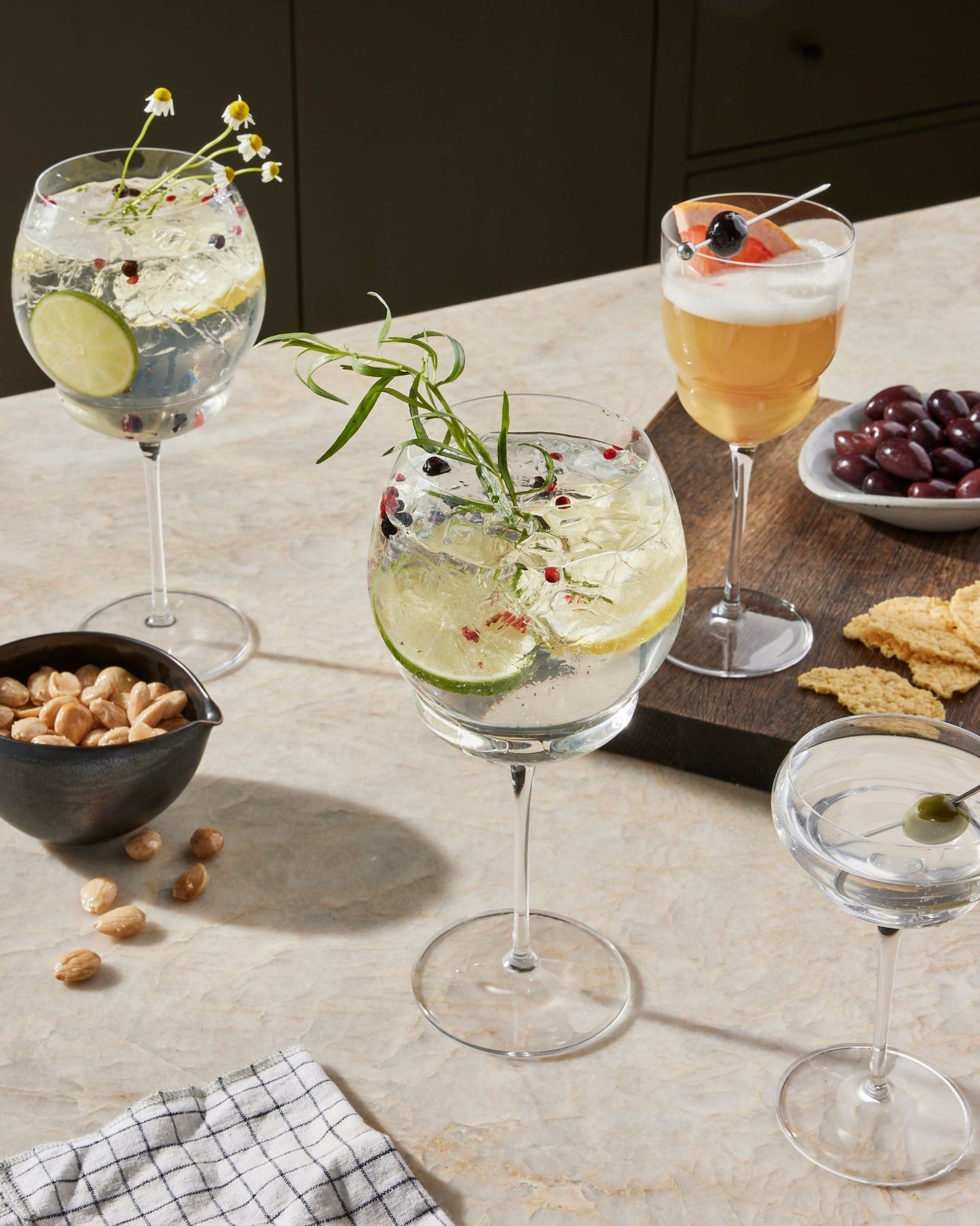 Bormioli Italian Gin Glasses, Set of 4