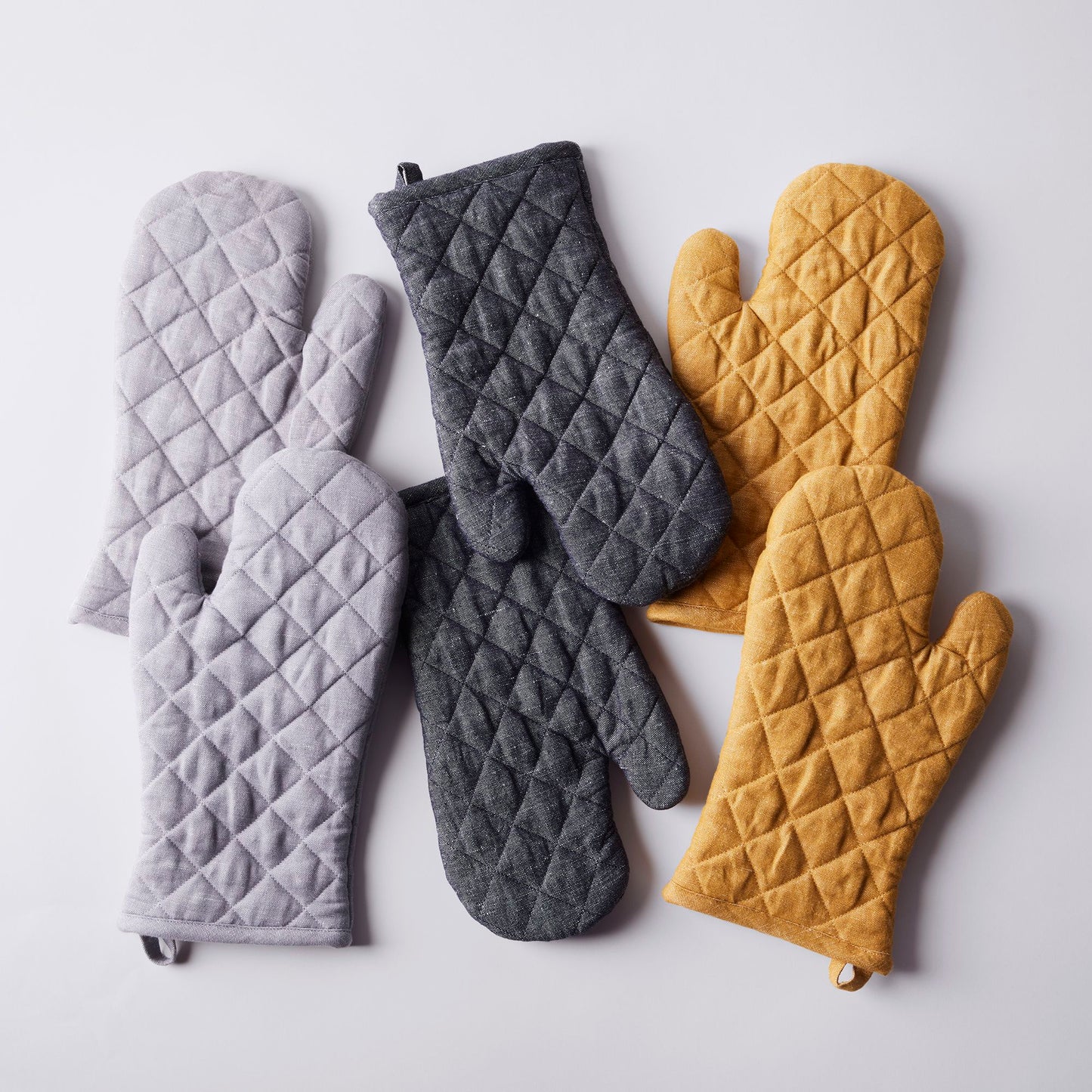 Food52 Linen Cotton Oven Mitts, Set of 2