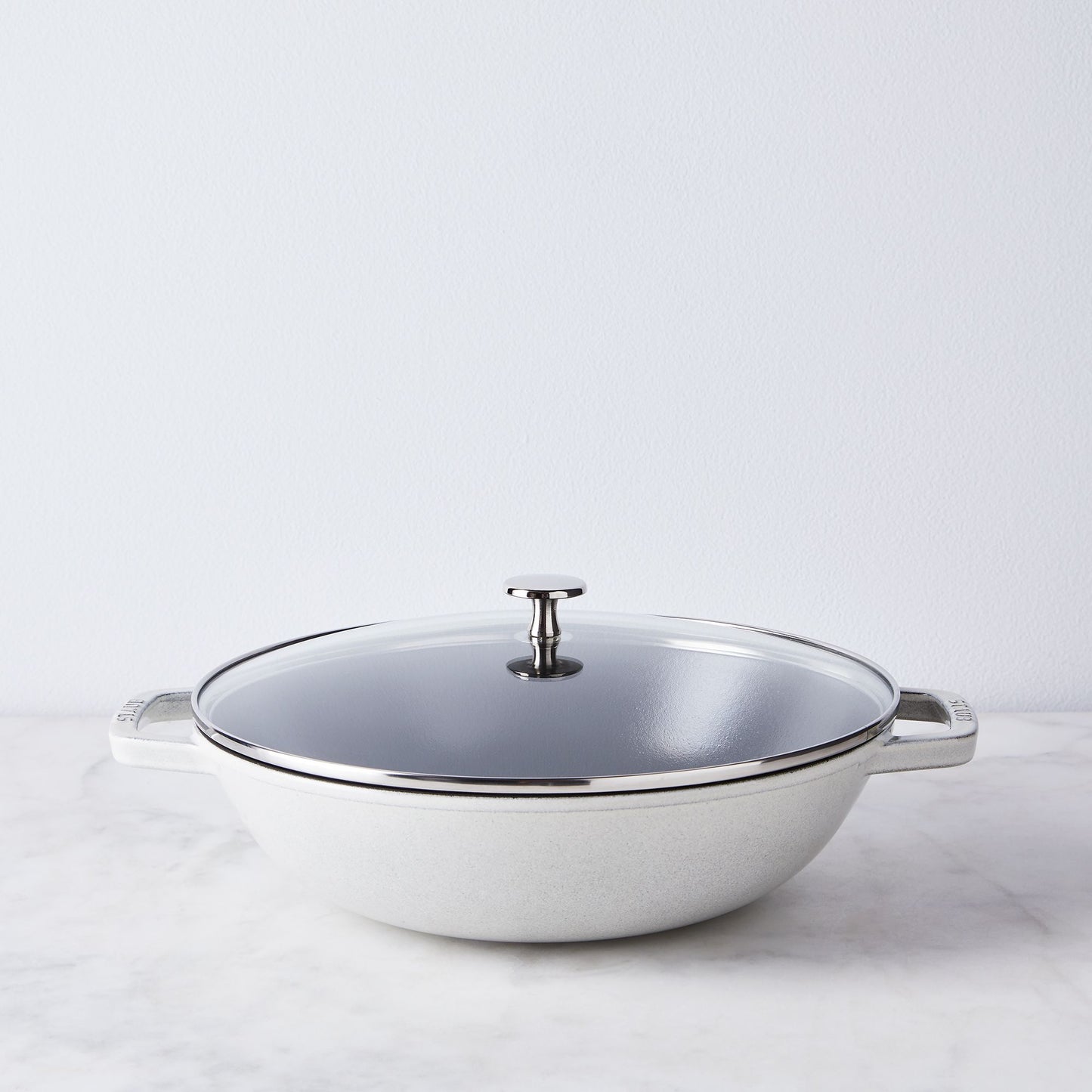 Staub Enameled Cast-Iron Perfect Pan With Glass Lid, 4.5QT