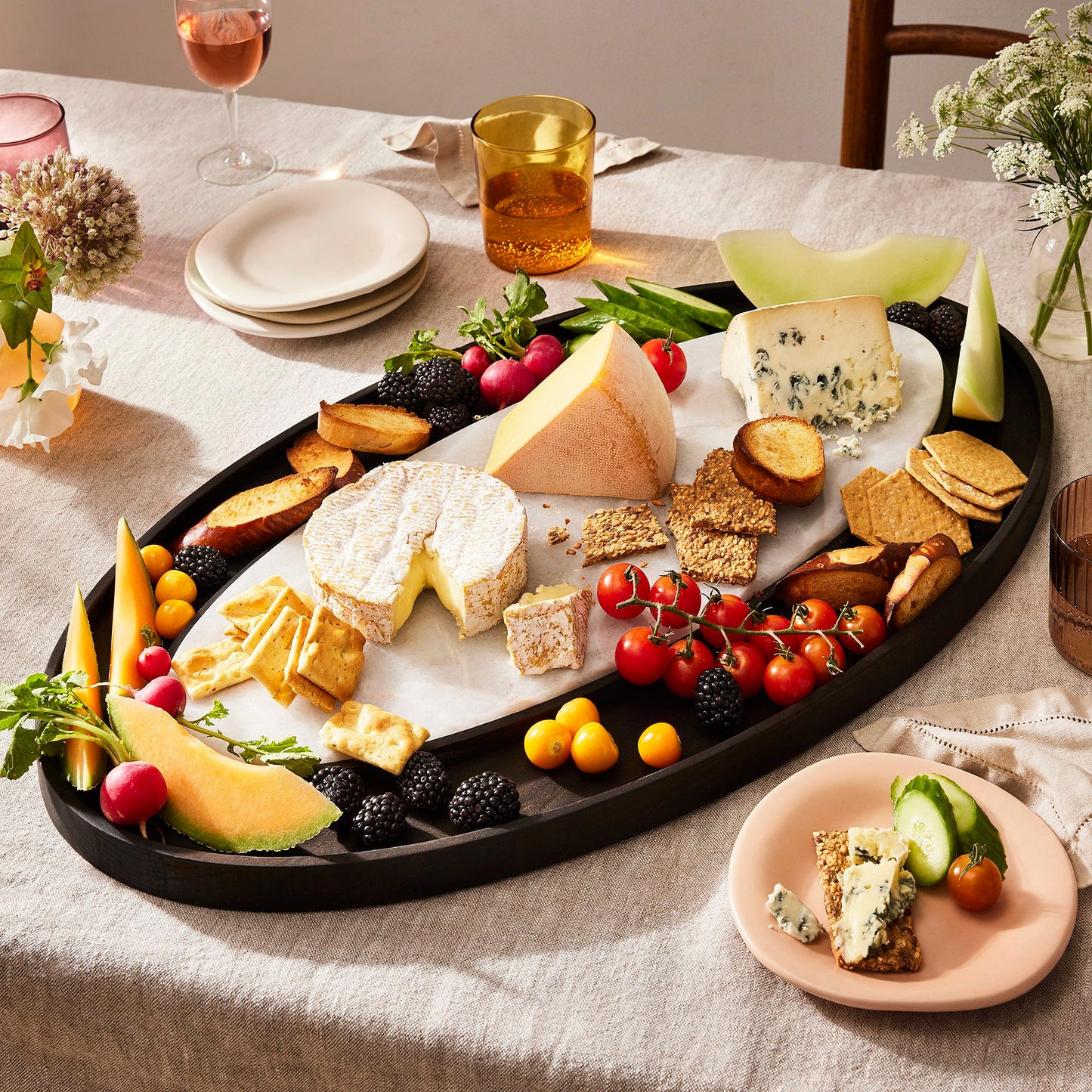 Ultimate Marble & Wood Serving Board