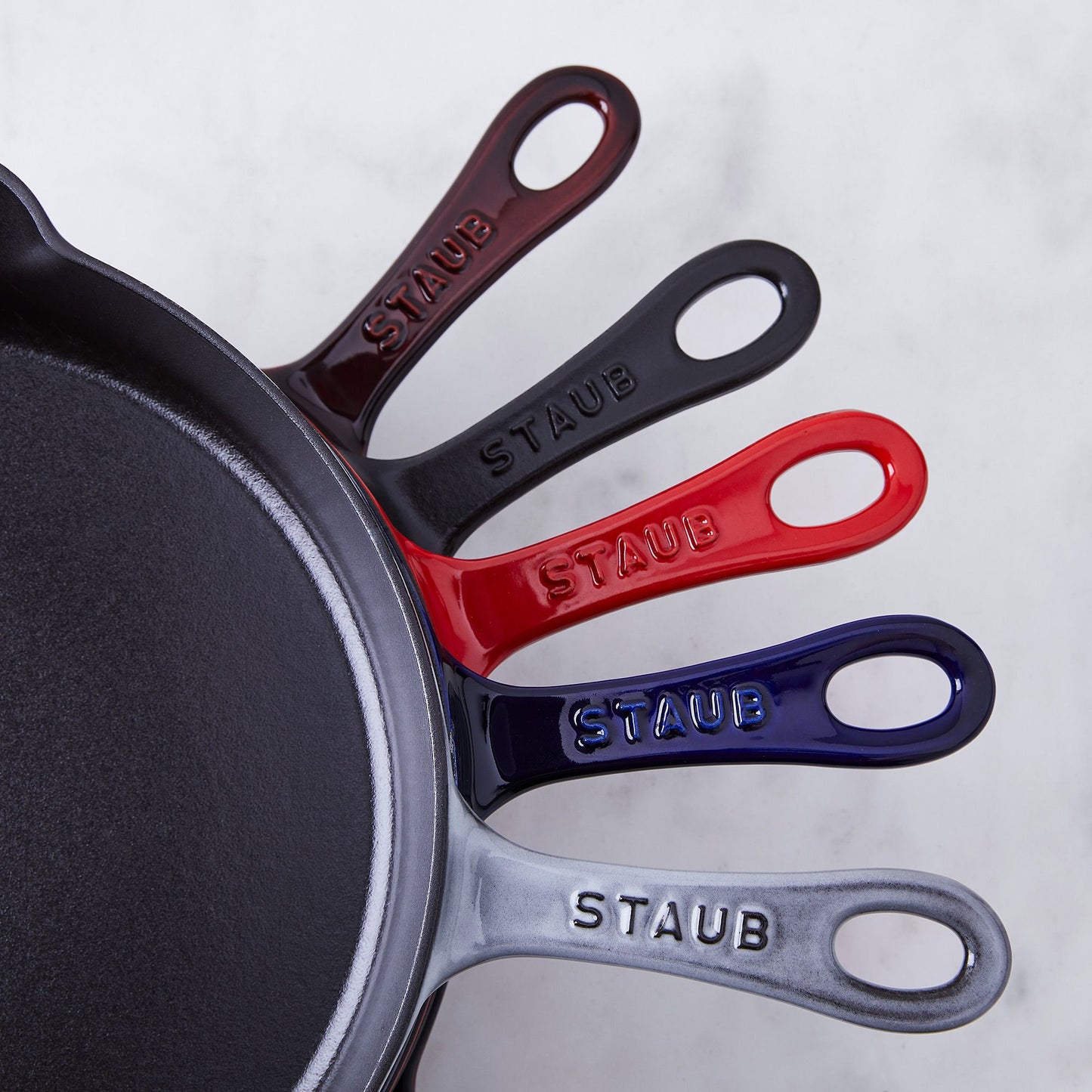 Staub Enameled Cast-Iron Traditional Deep Skillet, 11"
