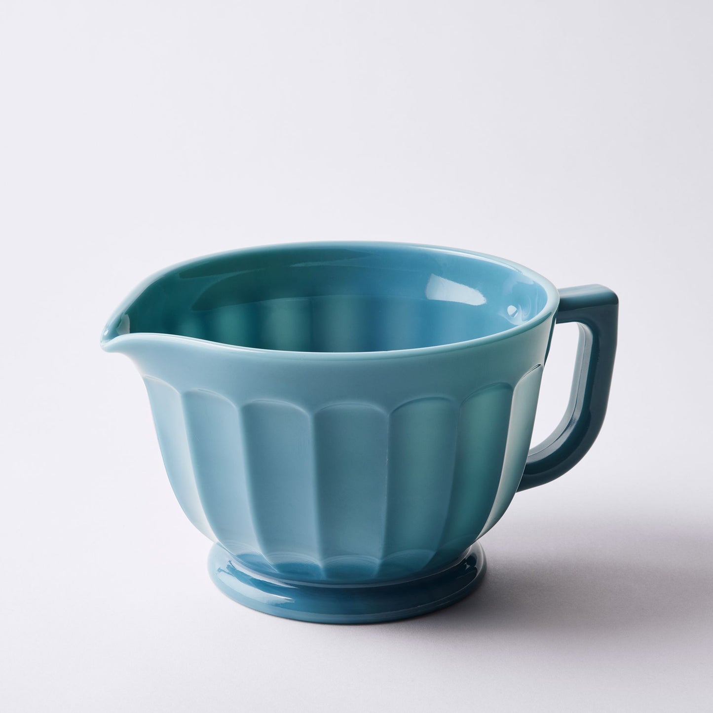 Mosser Colored Glass Batter Bowl