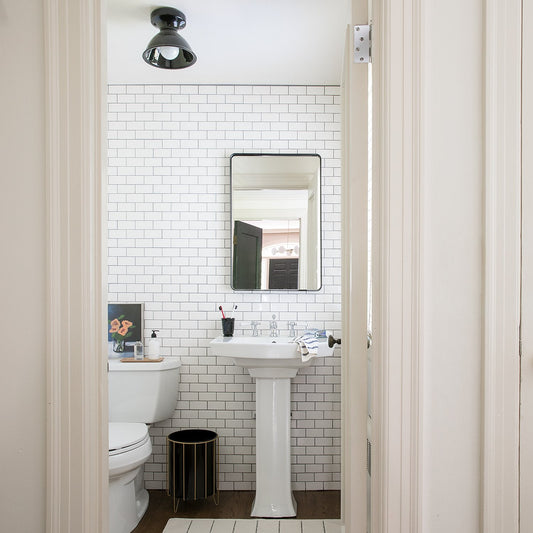 Wide Stripe Bath Mat