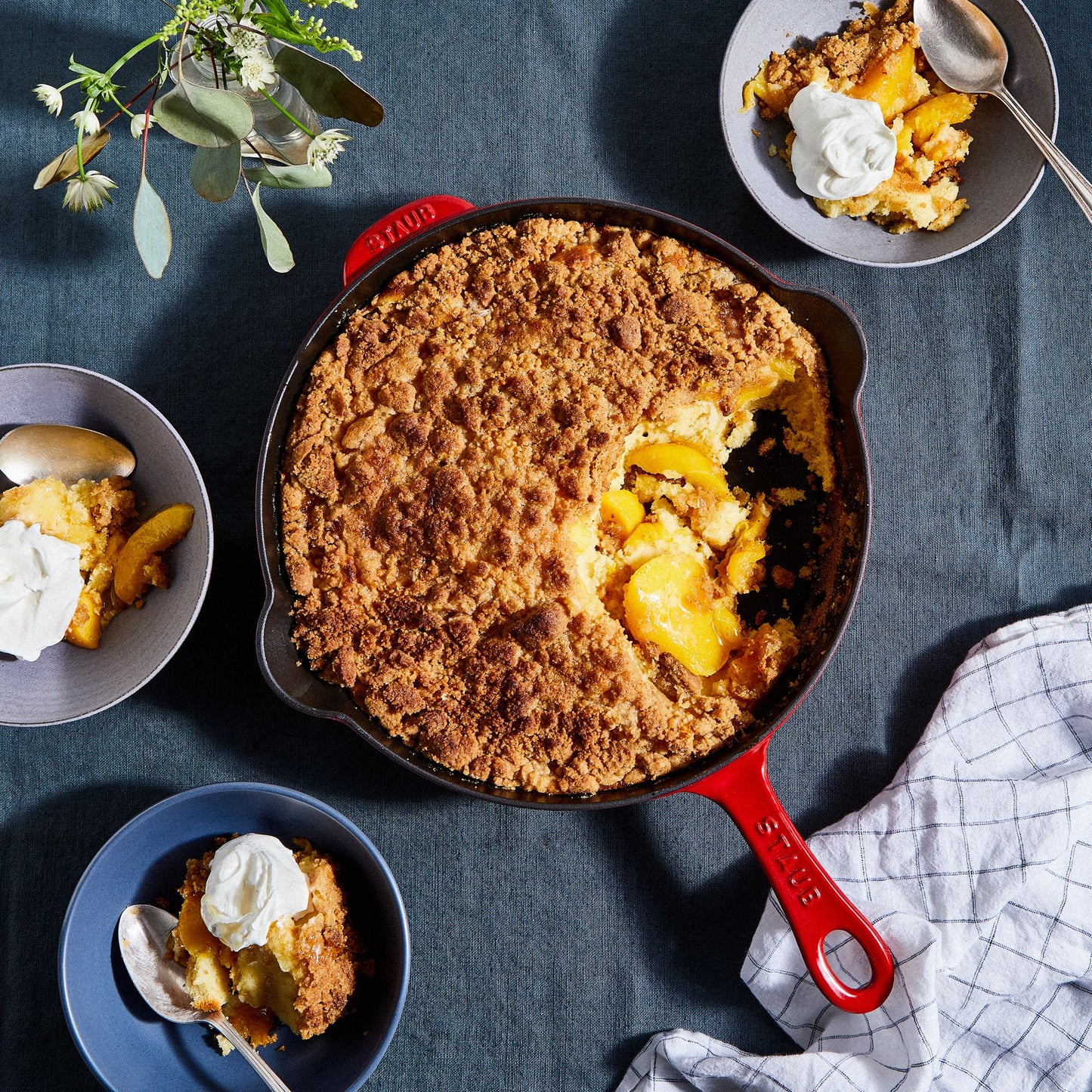 Staub Enameled Cast-Iron Traditional Deep Skillet, 11"