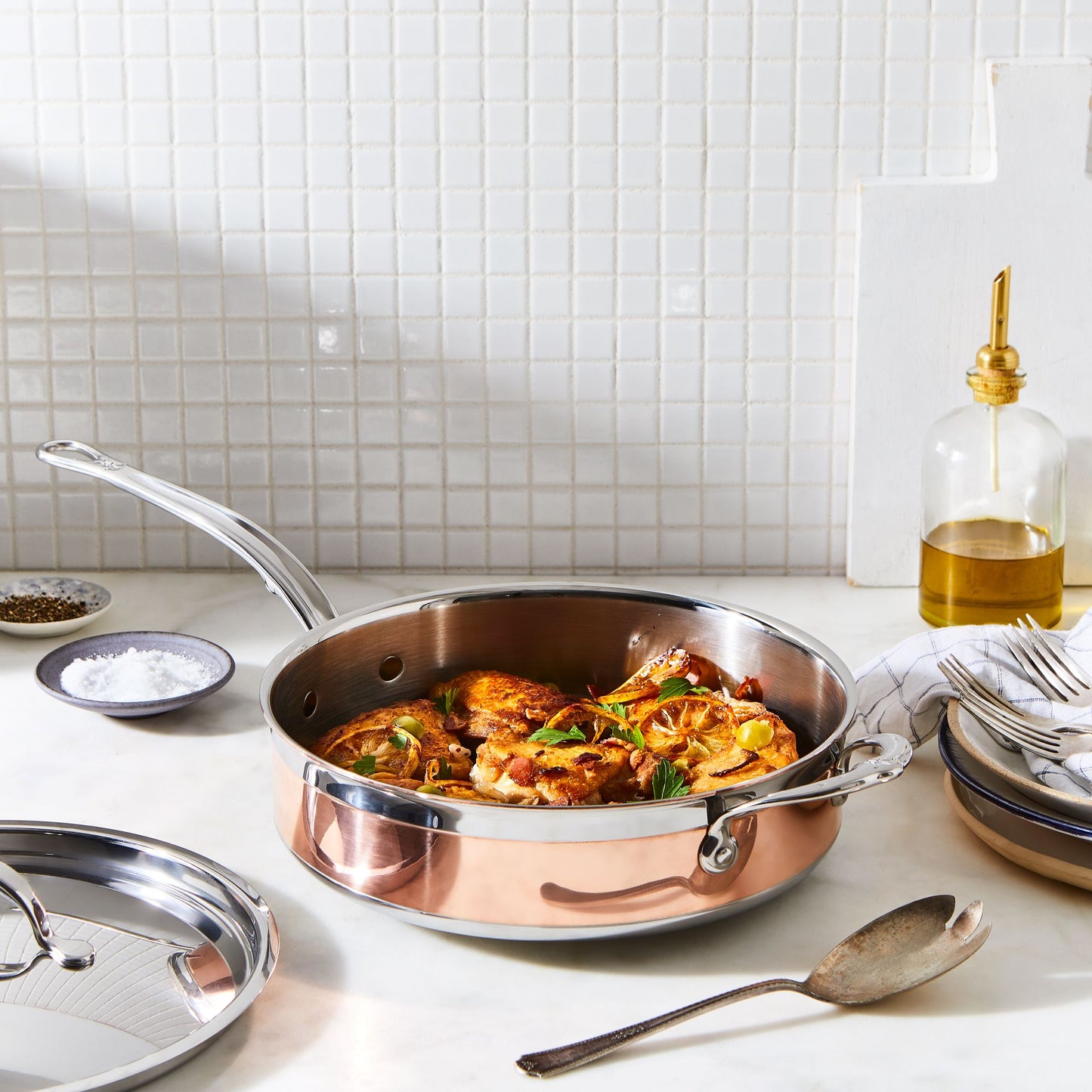 Hestan CopperBond Induction Copper 10-Piece Cookware Set