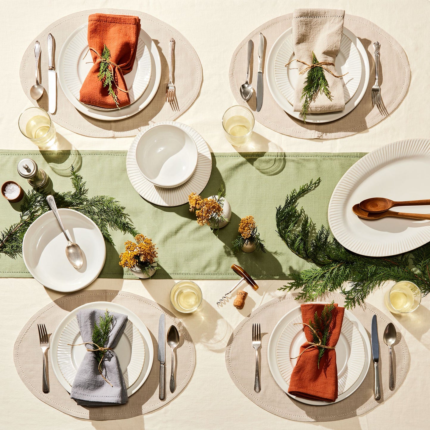 Five Two Everyday Soft Cotton Table Runner
