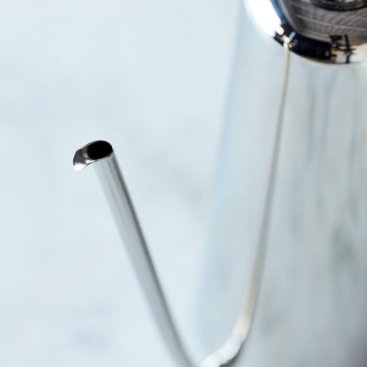 Dripless Stainless-Steel Oil Can