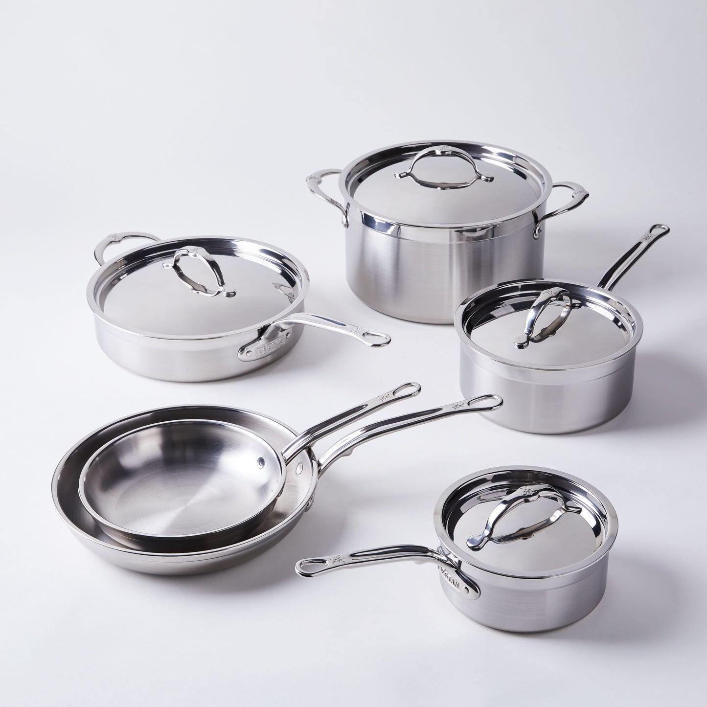 Hestan ProBond Forged Stainless-Steel 10-Piece Cookware Set