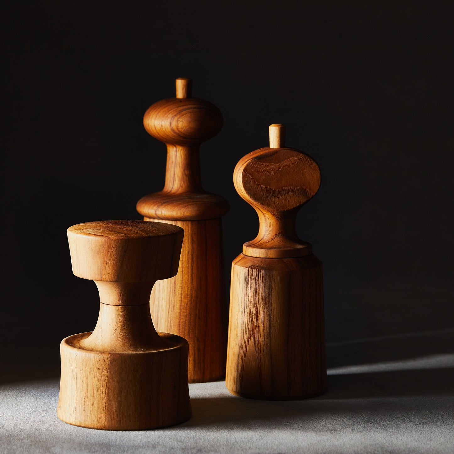 Dansk Teak Pepper Mills by Jens Quistgaard