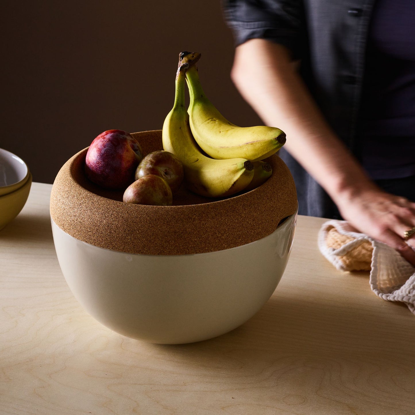Emile Henry French Ceramic Fruit Storage Bowl