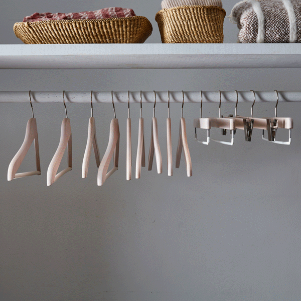 MAWA Handcrafted Beechwood Hangers