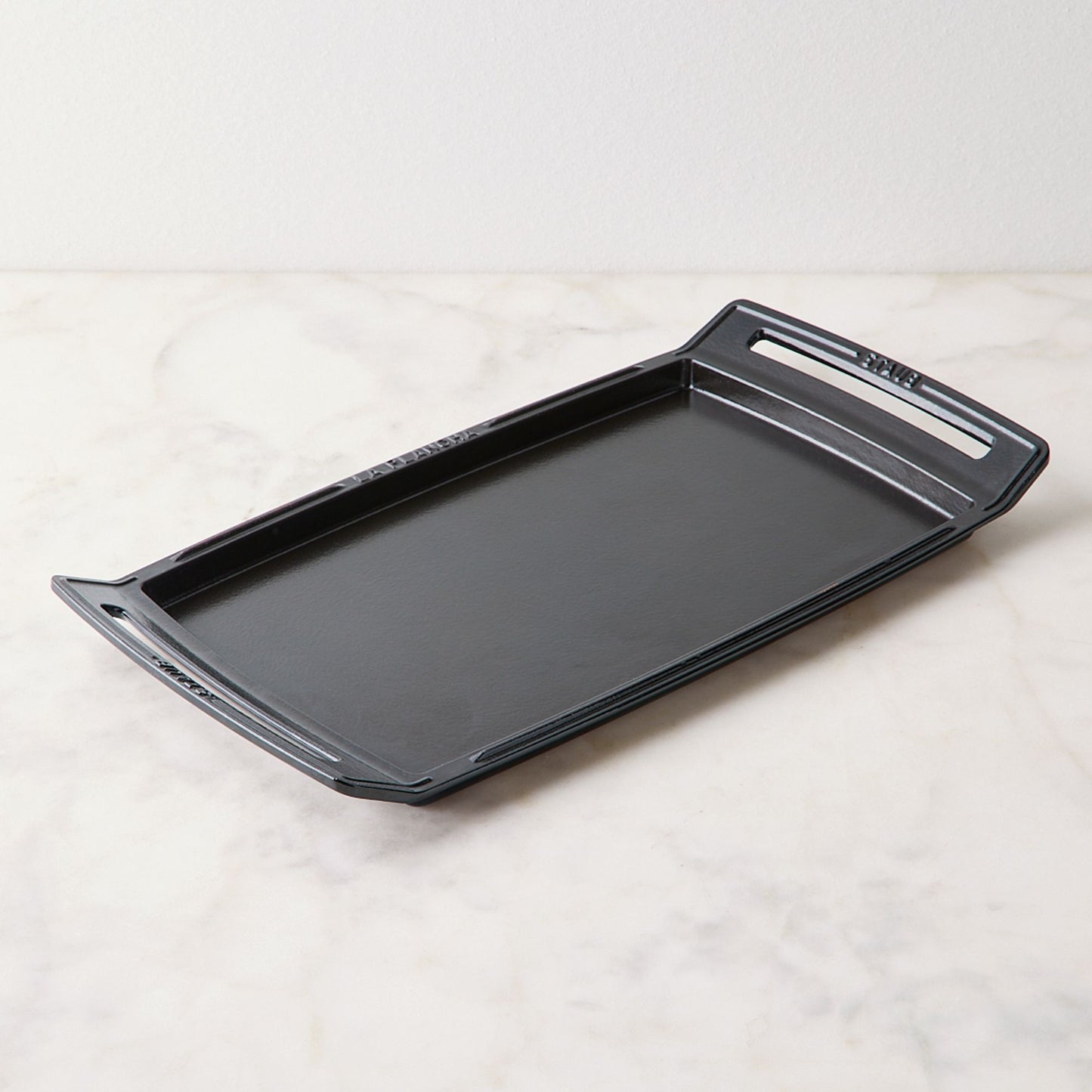 Staub Enameled Cast-Iron Double-Burner Griddle & Plancha
