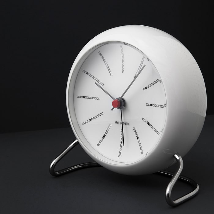 Arne Jacobsen Bankers Table Clock