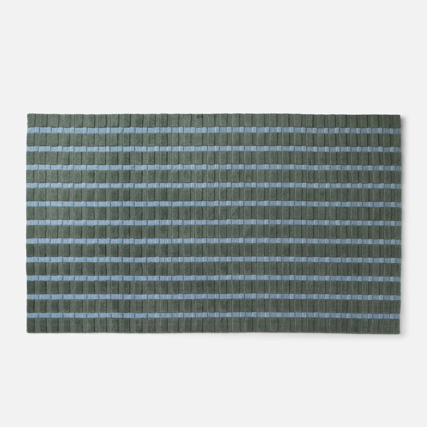 Ashlar Handwoven Wool Rug::fern - ashlar rug::main