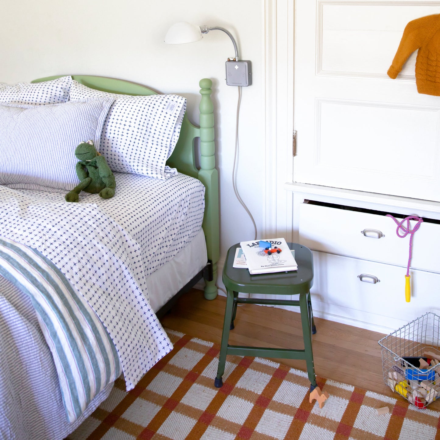 Navy Imperfect Plus Percale Pillow Case, Set of 2