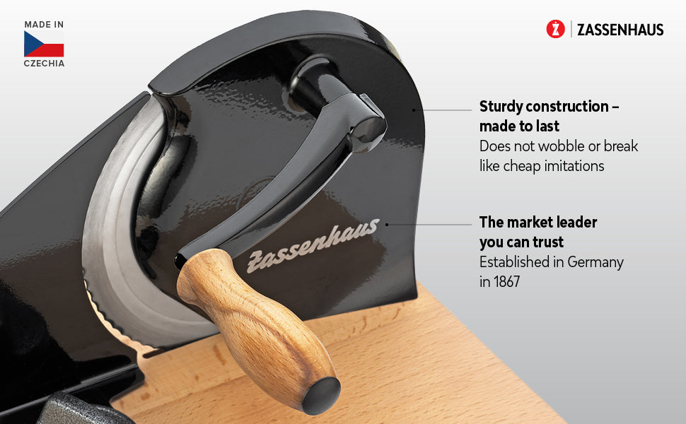Zassenhaus Original Classic Adjustable Bread Slicer