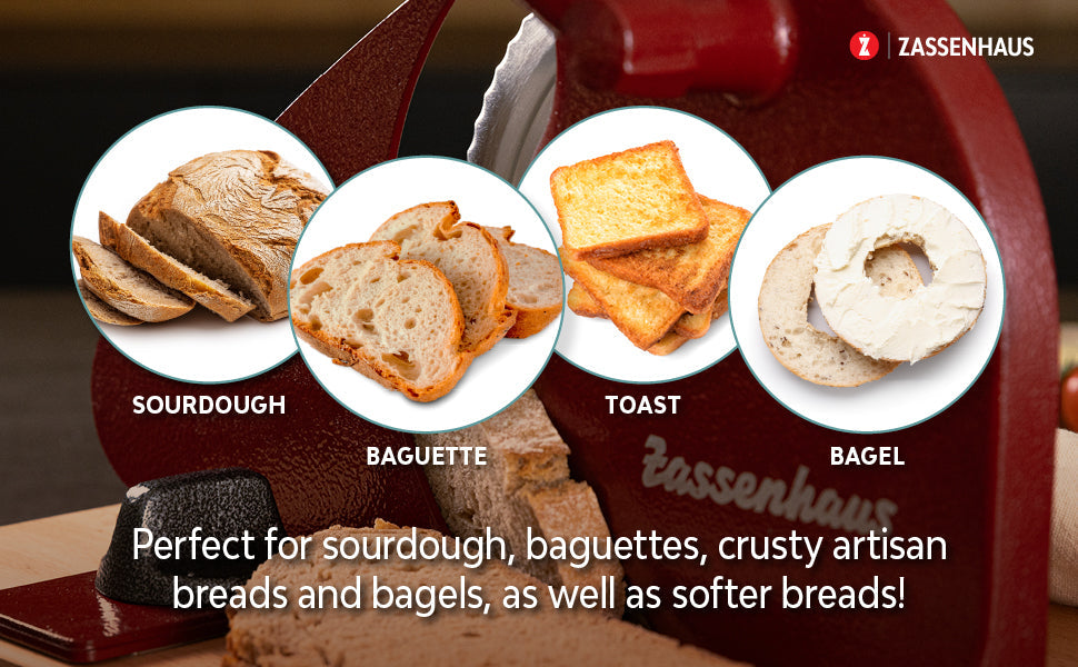 Zassenhaus Original Classic Adjustable Bread Slicer